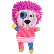 Flamingo Corduroy Lion ФЛАМІНГО ВЕЛЬВЕТОВИЙ ЛЕВ м’яка іграшка з пищалкою для собак