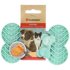 Flamingo Lick Pad Yummee ФЛАМІНГО ЛИЗАЛЬНИЙ КИЛИМОК антистрес для собак і котів