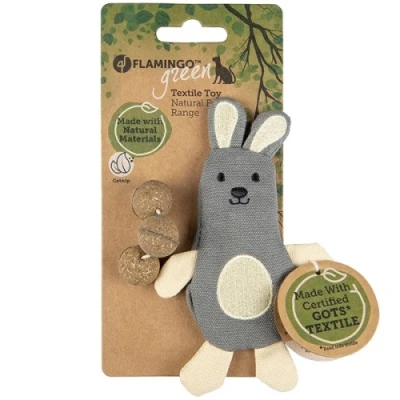 купити Flamingo Natural Fun Rabbit ФЛАМІНГО КРОЛИК екологична іграшка з котячою м`ятою для котів в Одеси