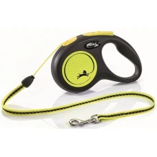 Рулетка Flexi (Флексі) Neon М 5 м, до 20 кг, трос