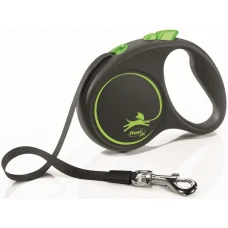 Рулетка Flexi (Флексі) Black Design L 5 м, до 50 кг, стрічка