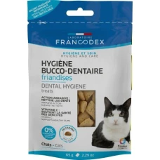 LABORATOIRE FRANCODEX DENTAL HYGIENE TREATS FOR CATS Ласощі для гігієни ротової порожнини котів