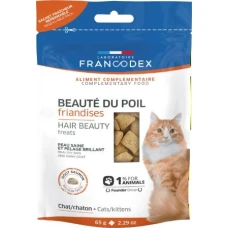 LABORATOIRE FRANCODEX HAIR BEAUTY TREATS CATS/KITTENS Ласощі для шкіри та шерсті котів і кошенят