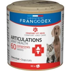 LABORATOIRE FRANCODEX JOINTS DOG CAT 60TAB Лаборатуар Франкодекс Здоровʼя суглобів для котів і собак