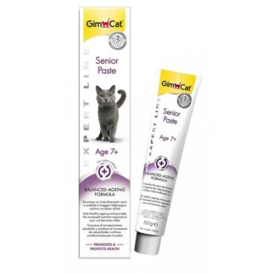 купити GimCat Paste Expert Line Senior 7+ вітамінна паста антивікова для котів старше 7 років в Одеси
