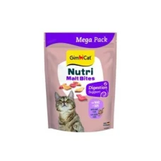 GimCat NUTRI BITES MALT вітаміни для дорослих котів для виведення грудок шерсті з мальтом 