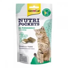 GimCat Nutri Pockets with Catnip & Multi-Vitamin Подушечки з котячої м'ятою і мультивитаминами для котів