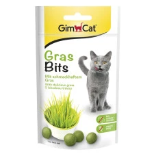 GimCat Gras Bits Вітамінізовані ласощі для котів з натуральною травою