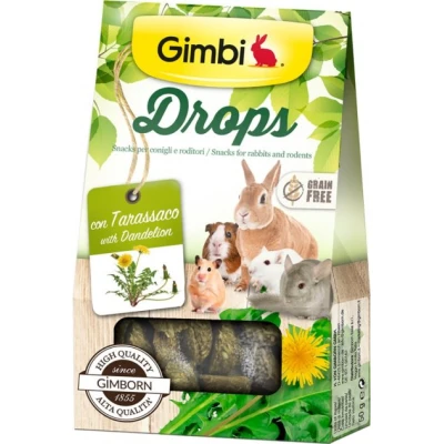 купити GimBi Natural Delight ласощі для гризунів дропси з кульбабою 50г в Одеси