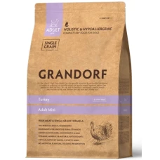 Grandorf Turkey and Brown Rice Adult Mini - Індичка з бурим рисом для дорослих собак дрібних порід від 1го року