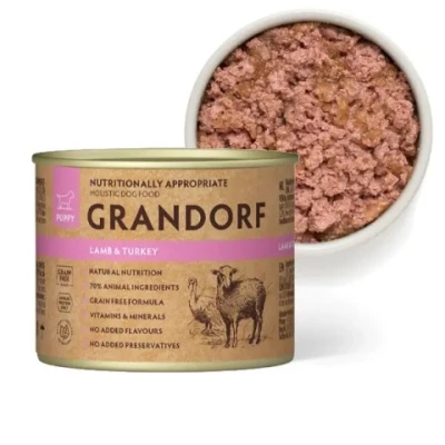 купить Grandorf LAMB & TURKEY Влажный корм для щенков ягненок с индейкой в Одессы
