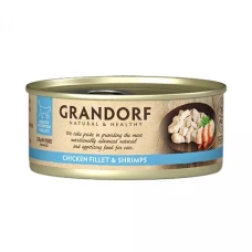 Grandorf CHICKEN FILLET & SHRIMPS Вологий корм для котів куряча грудка з креветками