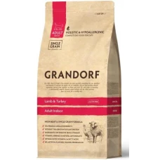Grandorf Lamb and Rice Adult Indoor - Ягня з індичкою та рисом для дорослих котів