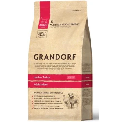 купити Grandorf Lamb and Rice Adult Indoor - Ягня з індичкою та рисом для дорослих котів в Одеси