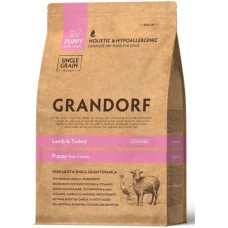 Grandorf Lamb and Turkey with Rice Puppy - Ягня з індичкою та рисом для цуценя від 3 тижнів вагітних та лактуючих сук дрібних та середніх порід