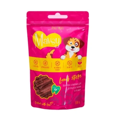 купити MAVSY Lamb sticks for dogs - Палички з ягнятини для догляду за зубами та яснами для собак в Одеси