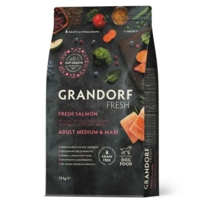 купити Grandorf FRESH SALMON & SWEET POTATO ADULT DOG MEDIUM & MAXI - Сухий корм для дорослих собак середніх та великих порід з лососем та бататом в Одеси