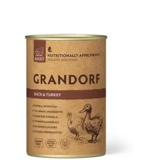 Grandorf DUCK & TURKEY з качкою та індичкою вологий корм для дорослих собак 