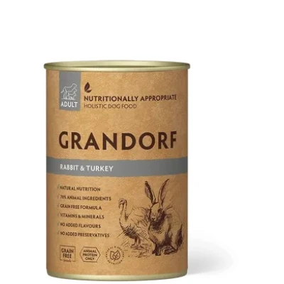 купить Grandorf RABBIT & TURKEY с кроликом и индейкой влажный корм для взрослых собак в Одессы