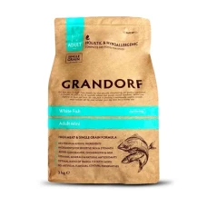 Grandorf White Fish Mini сухий низькозерновий корм для дорослих собак дрібних порід із білою рибою