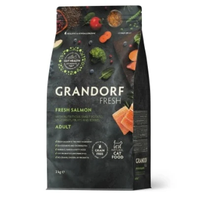 купити Grandorf FRESH SALMON & SWEET POTATO ADULT CAT - Сухий корм для дорослих котів лосось з бататом в Одеси