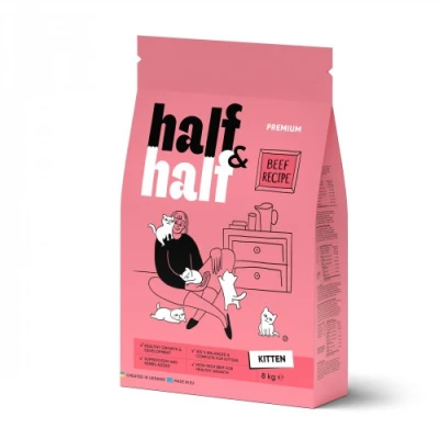 купить Half&Half сухой корм для котят, с говядиной в Одессы