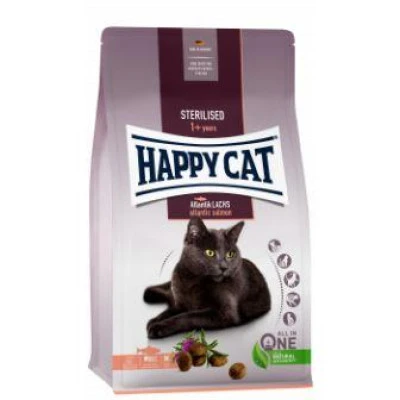 купити Happy Cat Sterilised Atlantik Lachs - Сухий корм для дорослих стерилізованих котів зі смаком лосося в Одеси