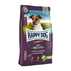 Happy Dog Mini Ireland для собак дрібніх порід з чутливим травленням з кроликом і лососем