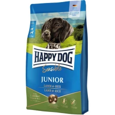 Happy Dog Sensible Junior Lamb&Rice - Сухий безглютеновий корм з ягням і рисом для юніорів середніх і великих порід від 7 до 18 місяців.
