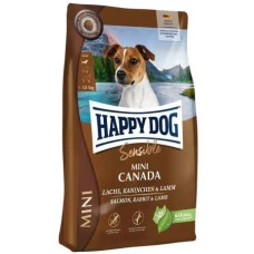 Happy Dog Sensible Mini Canada сухий корм для собак дрібних порід з лососем, кроликом та ягням