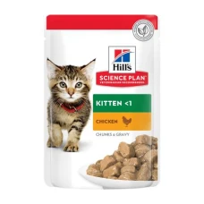 Hill's SCIENCE PLAN Kitten Вологий корм для кошенят і кішок у період вагітності та лактації, з куркою, пауч