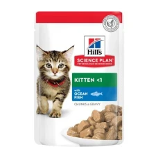 Hill's SCIENCE PLAN Kitten Вологий корм для кошенят і кішок у період вагітності та лактації, з океанічною рибою, пауч