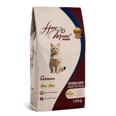 How Meow Adult Sterilised Salmon Сухий корм для стерилізованих дорослих котів з лососем
