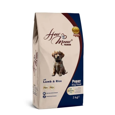 купити How Meow Dog Puppy Lamb & Rice, корм для цуценят з ягням та рисом в Одеси