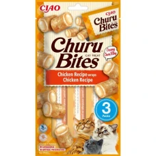 Ласощі INABA "Churu Bites" для котів, з куркою 3*10 гр