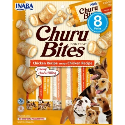 купити Ласощі INABA "Churu Bites" для собак, куркою 8*12 гр в Одеси