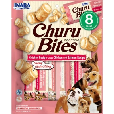 купити Ласощі INABA "Churu Bites" для собак, курка з лососем 8*12 гр в Одеси