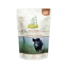 Isegrim Roots Wild Boar Вологий корм для дорослих собак із м'ясом кабана, пастернаком і лісовими травами