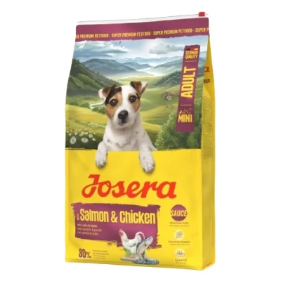 купити JOSERA Mini Adult Salmon & Chicken - Йозера Міні Едалт Салмон Енд Чікен сухий корм з апетитним соусом для дорослих собак дрібних порід в Одеси