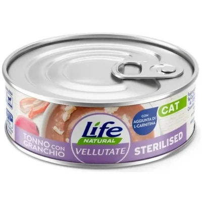купить LifeCat VELLUTATE Тунец с крабом для стерилизованных кошек в Одессы