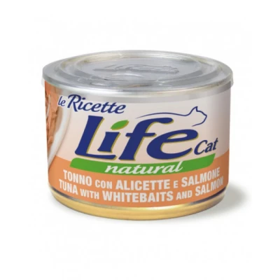 купить LIFECAT "LE RICETTE"  Тунец c анчоусами и лососем в Одессы
