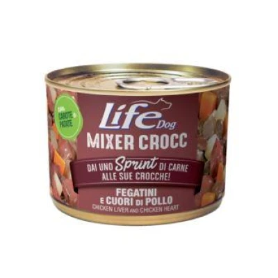 купить LifeDog MIXER CROCC куриные печенки и сердечки с морковью и картофелем в Одессы