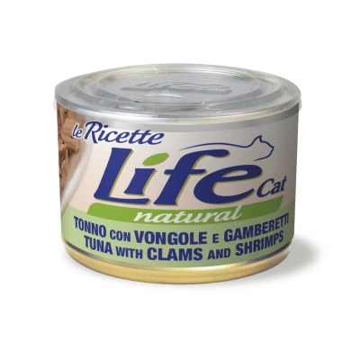 купити LIFECAT "LE RICETTE" Тунець з мідіями і креветками в Одеси