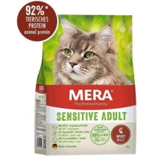 Беззерновой корм MERA Cats Sensitive Insekten для взрослых кошек с чувствительным пищеварением, рецепт с протеином насекомых