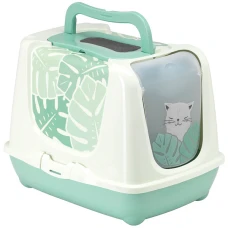 Moderna Trendy Cat Eden МОДЕРНА ЕДЕМ закритий туалет для котів c вугільним фільтром і совком, 50х39,5х37,5