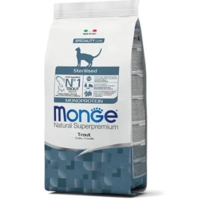 купить Monge MONOPROTEIN CAT Sterilised сухой корм для стерилизованных кошек с форелью в Одессы