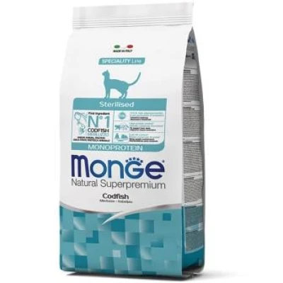 купить Monge MONOPROTEIN Cat Sterilised сухой корм для стерилизованных кошек с треской в Одессы
