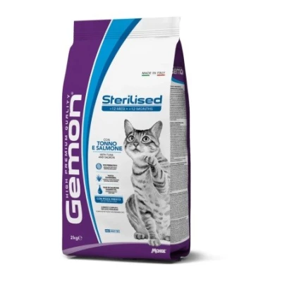 купити GEMON CAT Sterilised для стерилізованих котів, тунець з лососем в Одеси