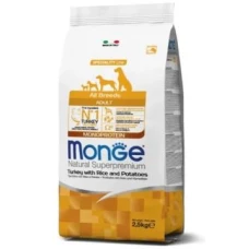 Monge Dog All breeds Adult для собак, зі смаком індички, рису та картоплі     