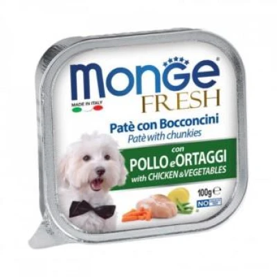 купити Monge Dog Wet FRESH курка з овочами  в паштеті, 100г в Одеси